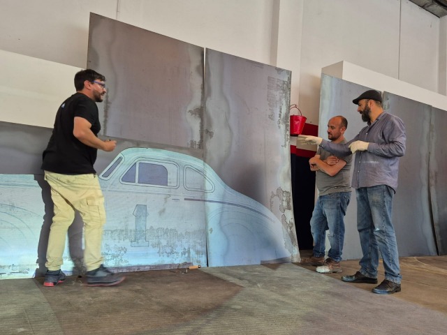 Comenzaron a trabajar en el monumento a los Emiliozzi